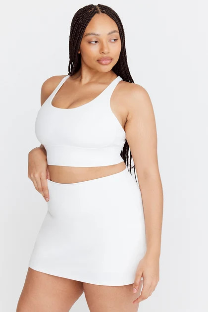 SKINLUXE TANK SPORTS BRA - COCONUT MILK | TALA (UK)