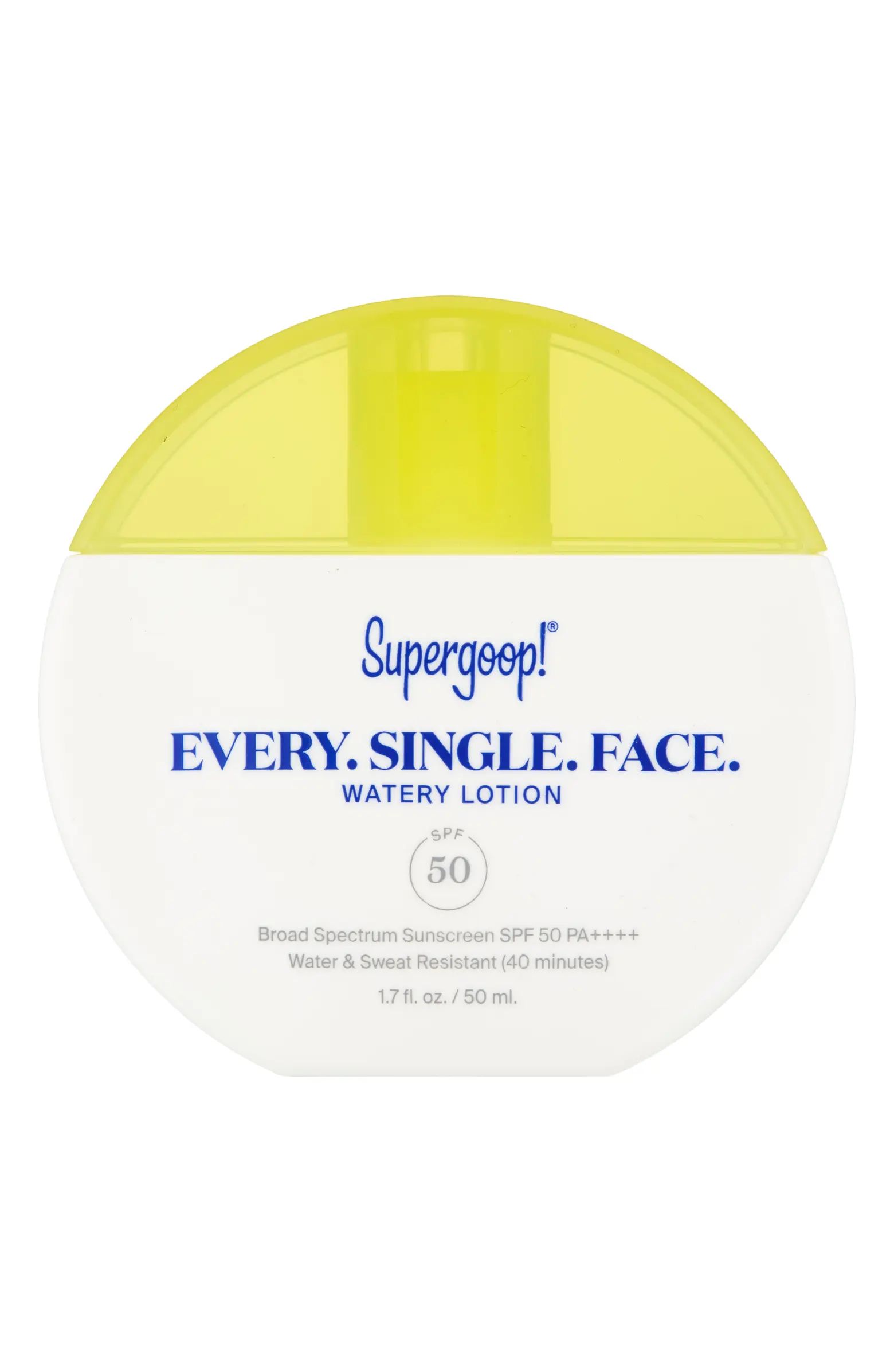 Supergoop!® Every Single Face Watery Lotion Sunscreen SPF 50 | Nordstrom | Nordstrom