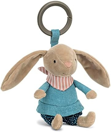Jellycat Little Rambler Bunny Rattle Baby Stroller Toy | Amazon (US)