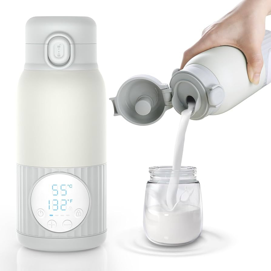Portable Baby Bottle Warmer for Breast Milk, 100W Fast Heating & Precise Temp Control for Formula... | Amazon (US)