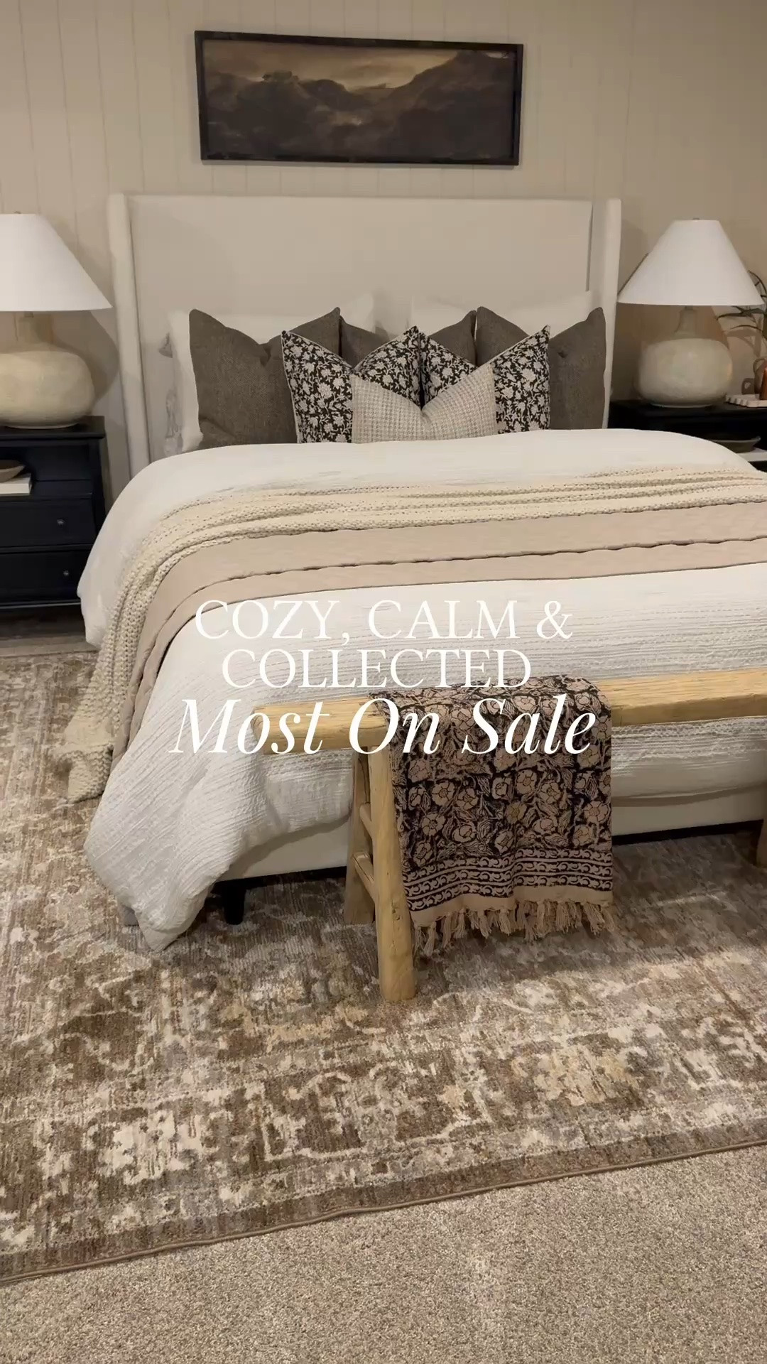 Cozy, Calm, and Collected & Most On Sale

Turn your bedroom into a space that feels warm, welcoming, and thoughtfully styled. From soft bedding and layered textures to timeless accents, these are the pieces that create a relaxing retreat you’ll love year-round. Even better—most of these finds are currently on sale.

• Artwork is 14x42 in the True Black frame. Use code FARMTOTABLE for 15% off.

Follow @farmtotablecreations on Instagram for more home finds and styling inspiration.

#GuestBedroom #BedroomDecor #CozyHome #NeutralHome #HomeStyle
#labordaysale

#LTKHome #LTKSaleAlert