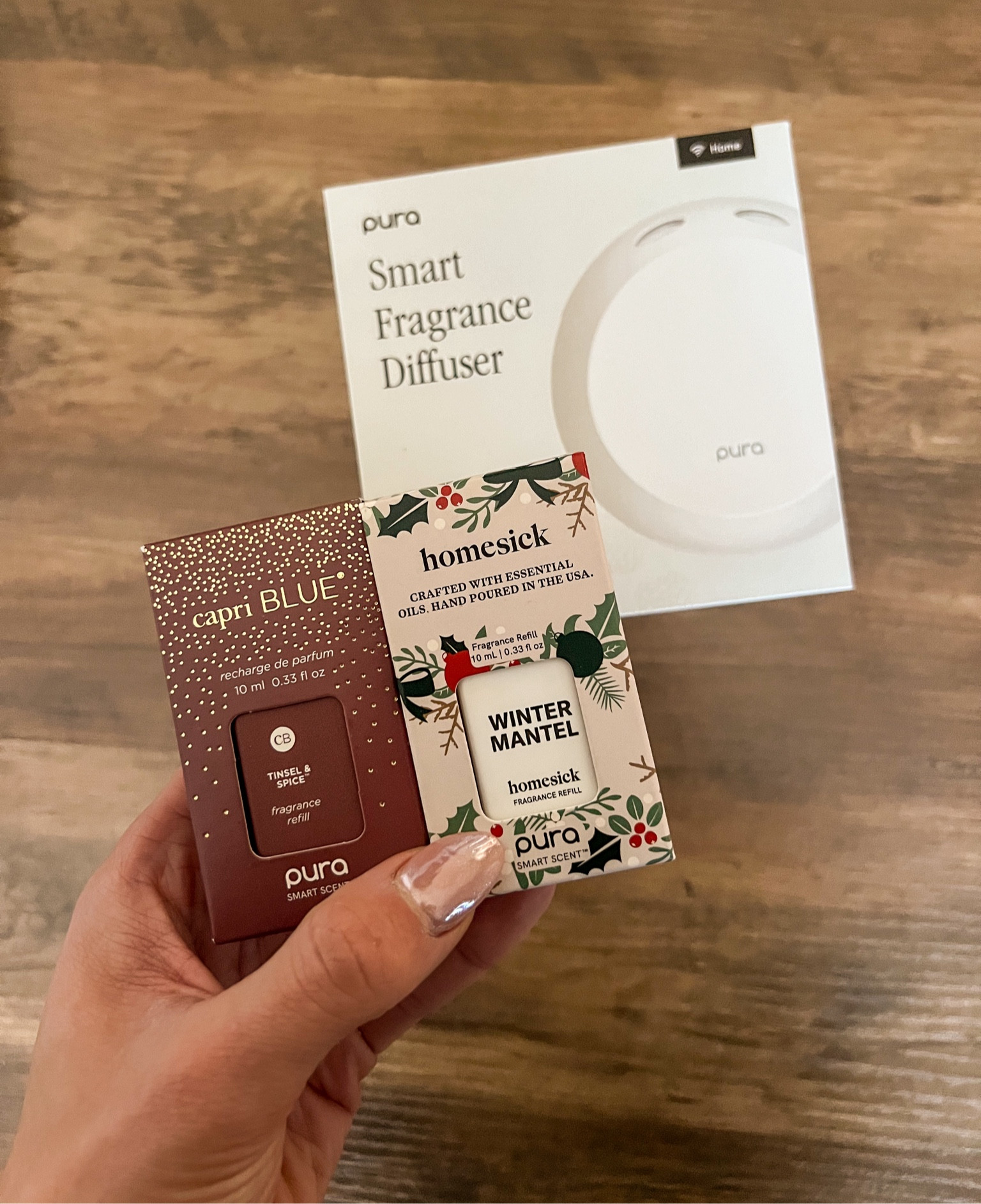 Pura Home Fragrance diffuser is such an easy gift for a home fragrance lover! 30% off site wide 

Christmas smells, Christmas scents, winter aroma, home fragrance, candle gift, stocking stuffer

#LTKCyberWeek #LTKGiftGuide #LTKHoliday