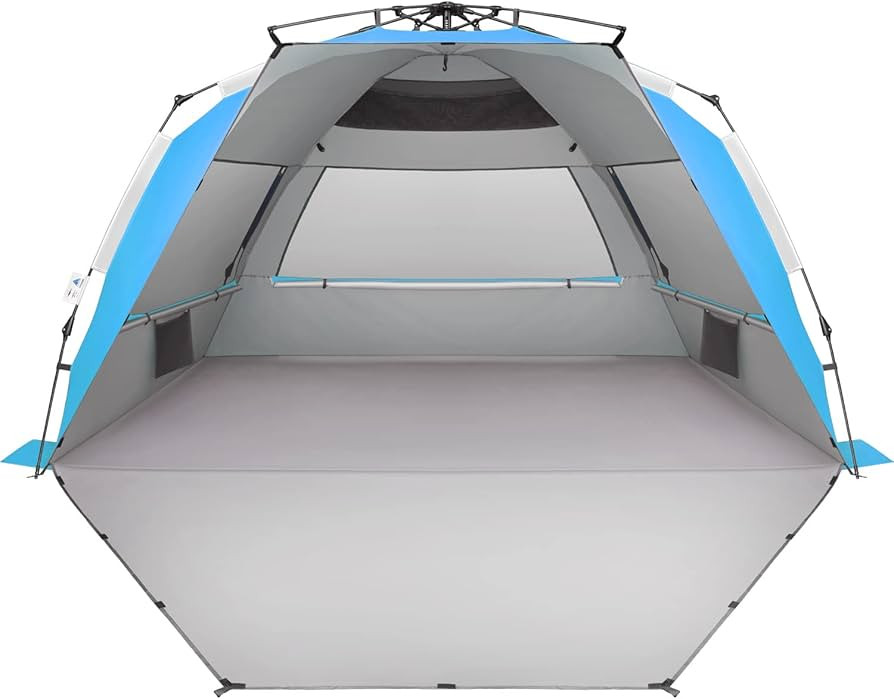 Oileus XX-Large Beach Tent Sun Shelter for 5-6 Person Portable Sun Shade Instant Pop Up Tent for ... | Amazon (US)