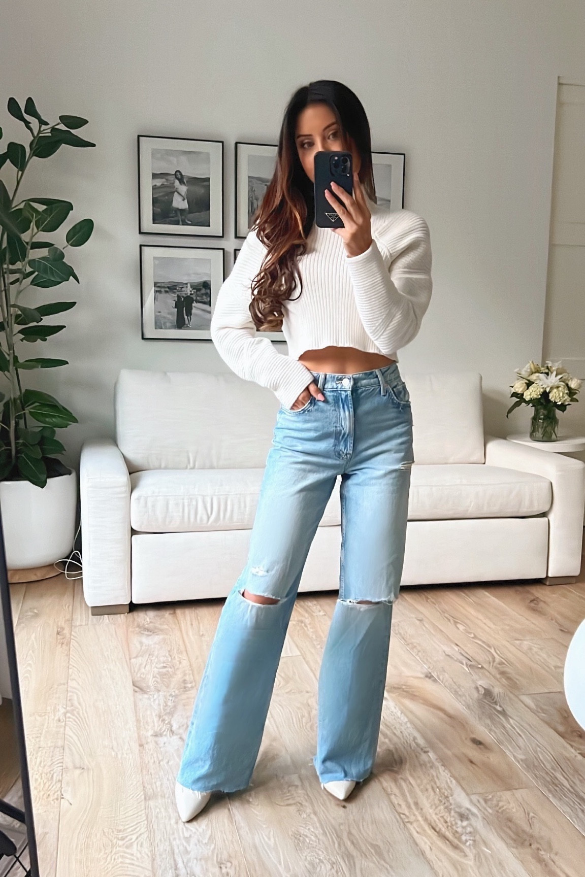 Here for the baggy jean trend. I had to size down to a 24 in this pair. 

#LTKstyletip #LTKover40