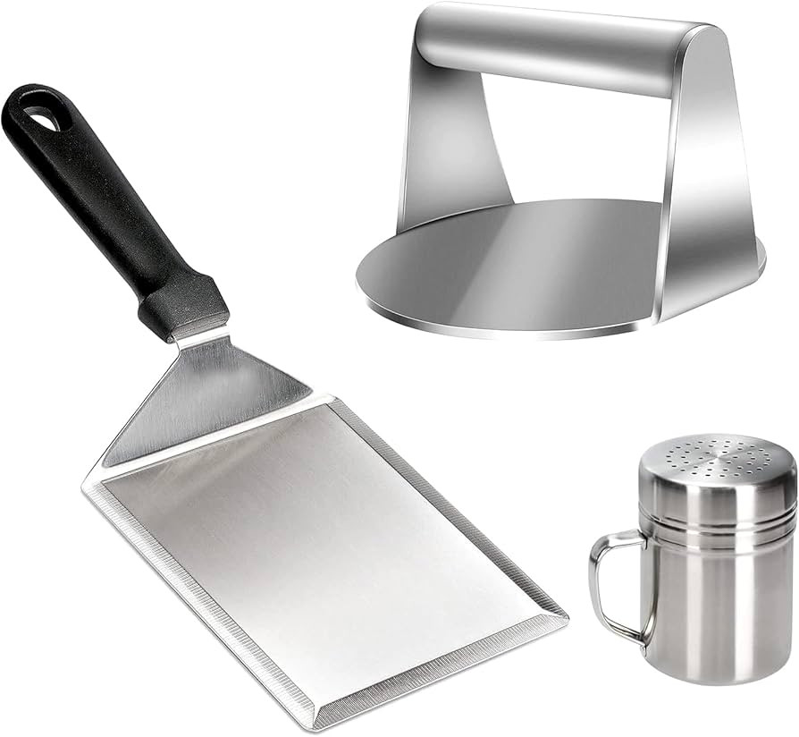 YIWONFU Smash Burger Press,Burger Smasher Stainless Steel orbicular 5.4inch, Smashed Burger Kit ... | Amazon (US)