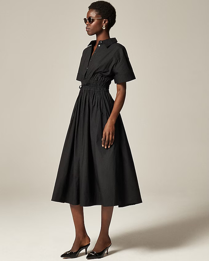 Elena shirtdress in cotton poplin | J. Crew US