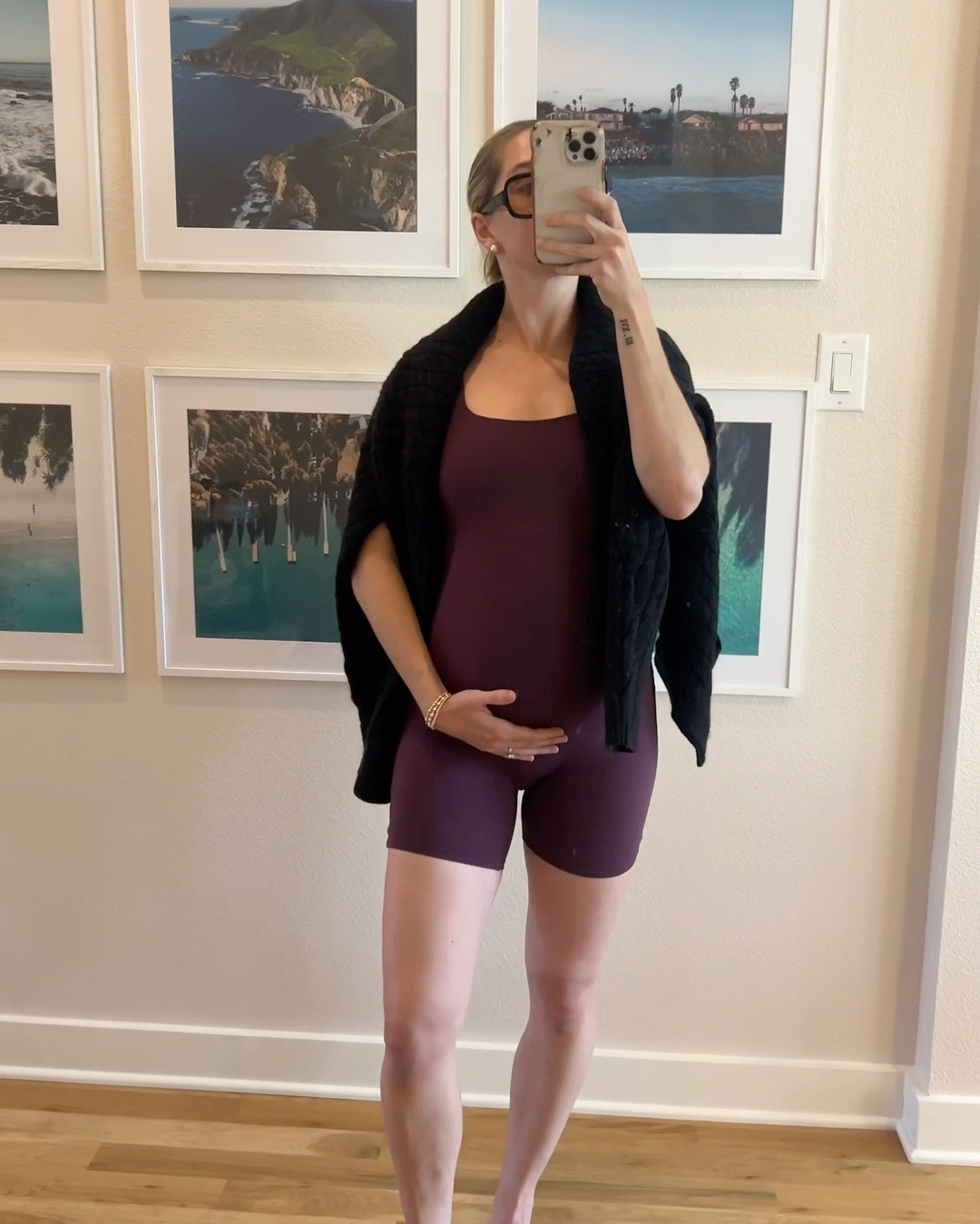 Mama summer uniform pt 2💜🖤 Wearing size small!

#LTKBump #LTKFindsUnder100 #LTKStyleTip