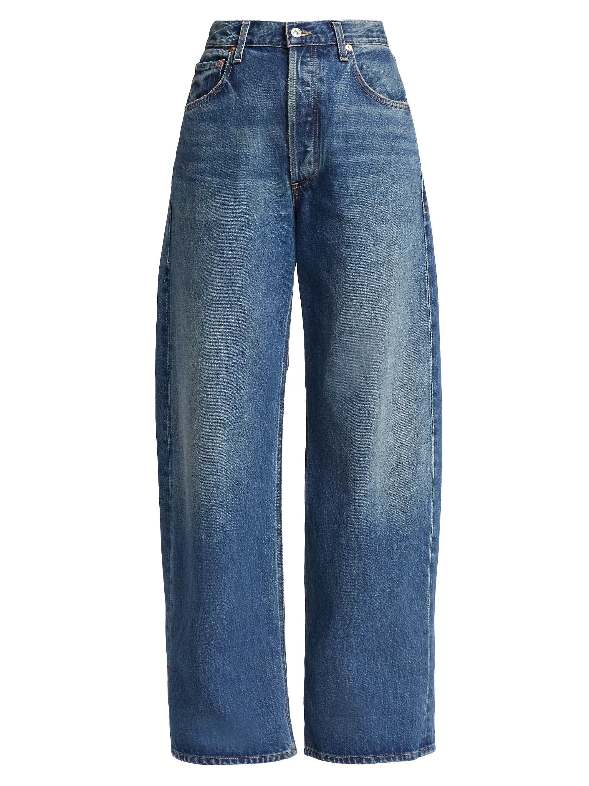Ayla Denim Baggy Mid-Rise Jeans | Saks Fifth Avenue