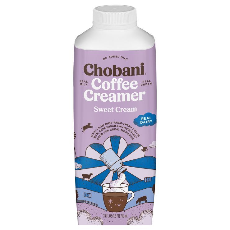 Chobani Sweet Cream Coffee Creamer - 24 fl oz | Target