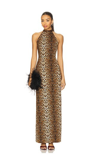 Vashti Maxi Dress in Leopard | Revolve Clothing (Global)
