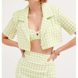 NEW FOR LOVE & LEMONS maureen blazer in green | Poshmark