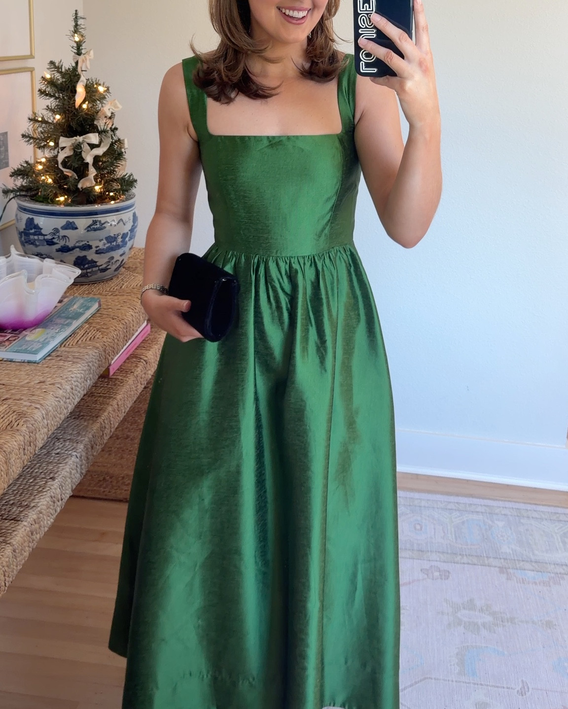 Christmas outfit idea! Wearing an XS in sweater and dress