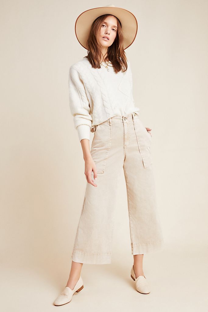 Cropped Wide-Leg Pants | Anthropologie (US)