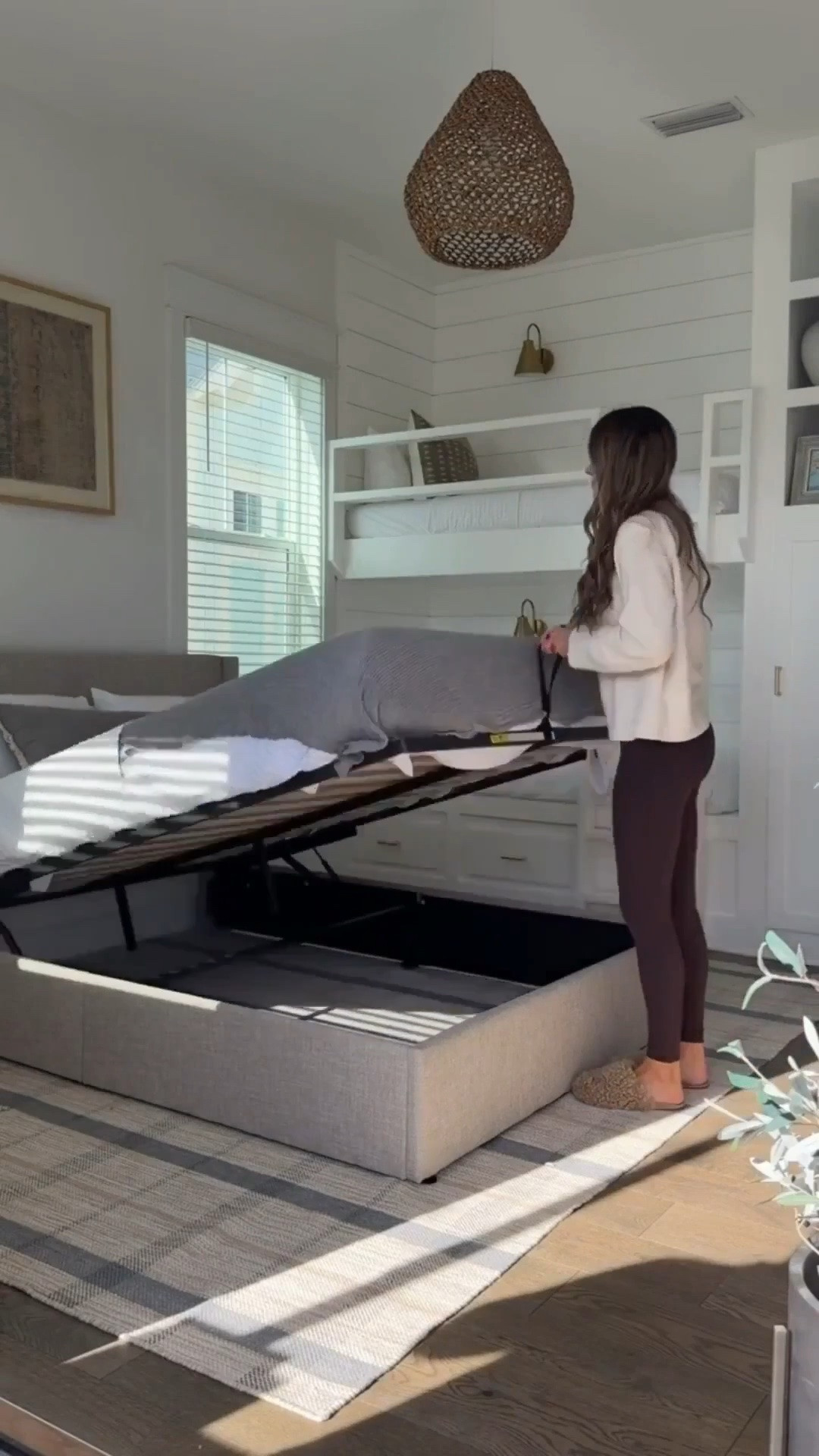 Early prime deal!! How cool is this bed frame! It’s a lift up hydraulic bed with a beautiful modern wingback headboard. You don’t need a box spring, and if you’re in need of extra storage space then it’s perfect!! Only $219!!

#LTKHome #LTKSaleAlert