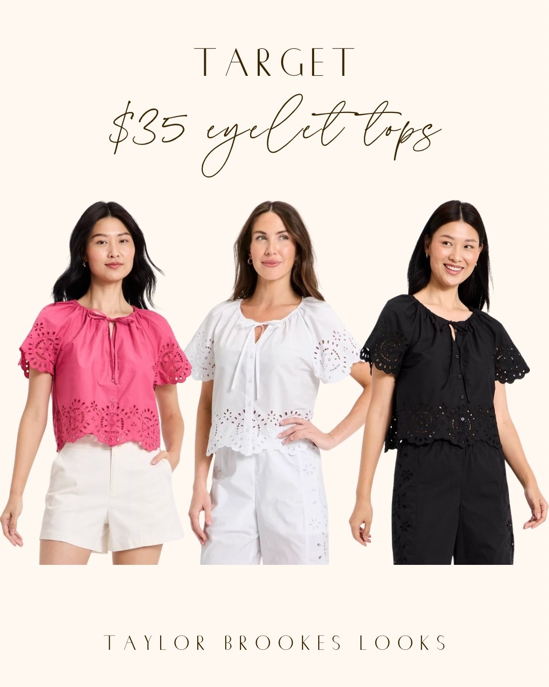$35 and too cute to pass up 🤍 these eyelet tops from Target are perfect for spring

#TargetFinds #TargetStyle #EyeletTop #SpringStyle #AffordableFashion #EverydayOutfits #FeminineStyle #LTKDeals #LTKFinds

#LTKootd