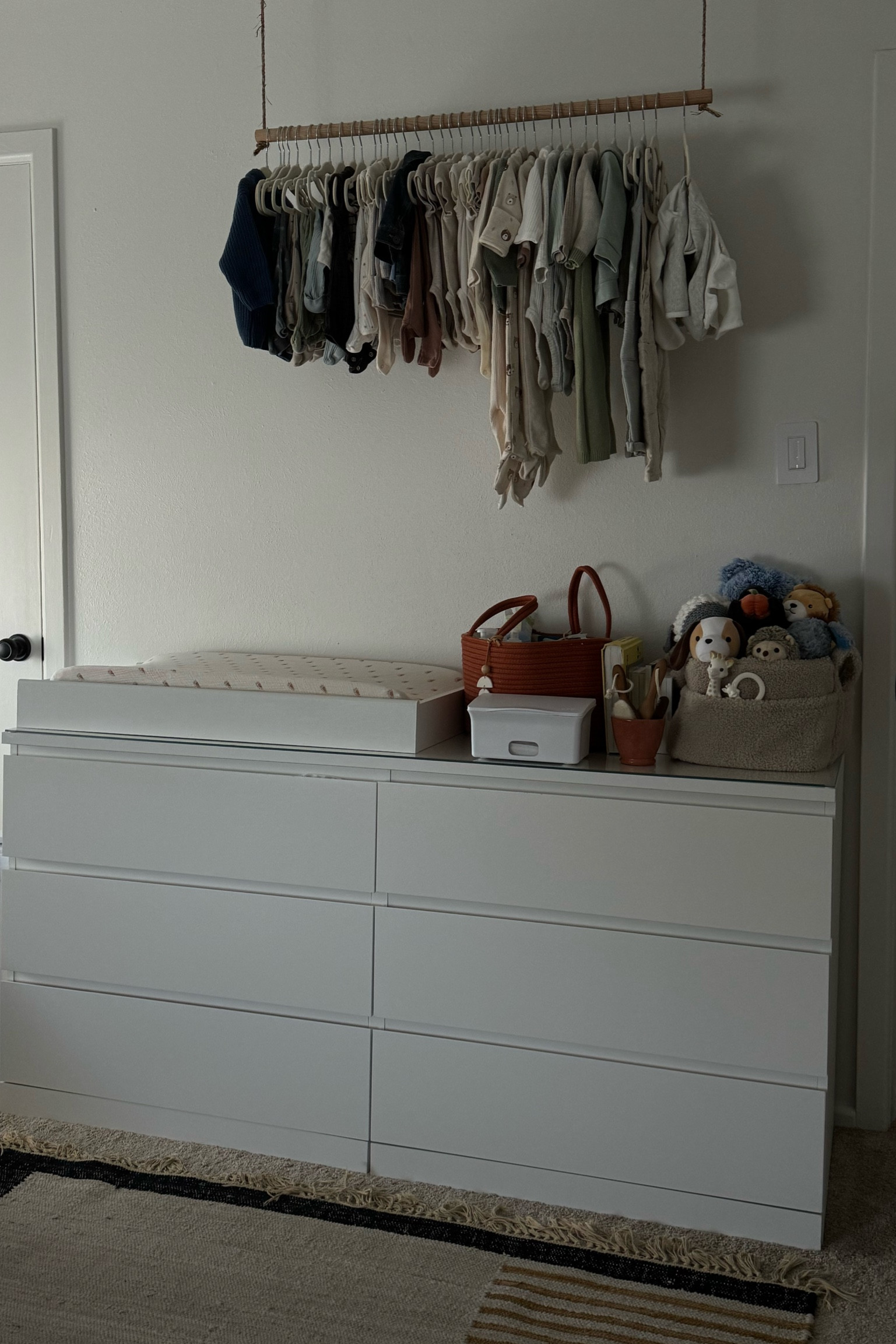 nursery changing table essentials 🐣

(dresser is ikea)

#LTKBaby #LTKFamily #LTKHome