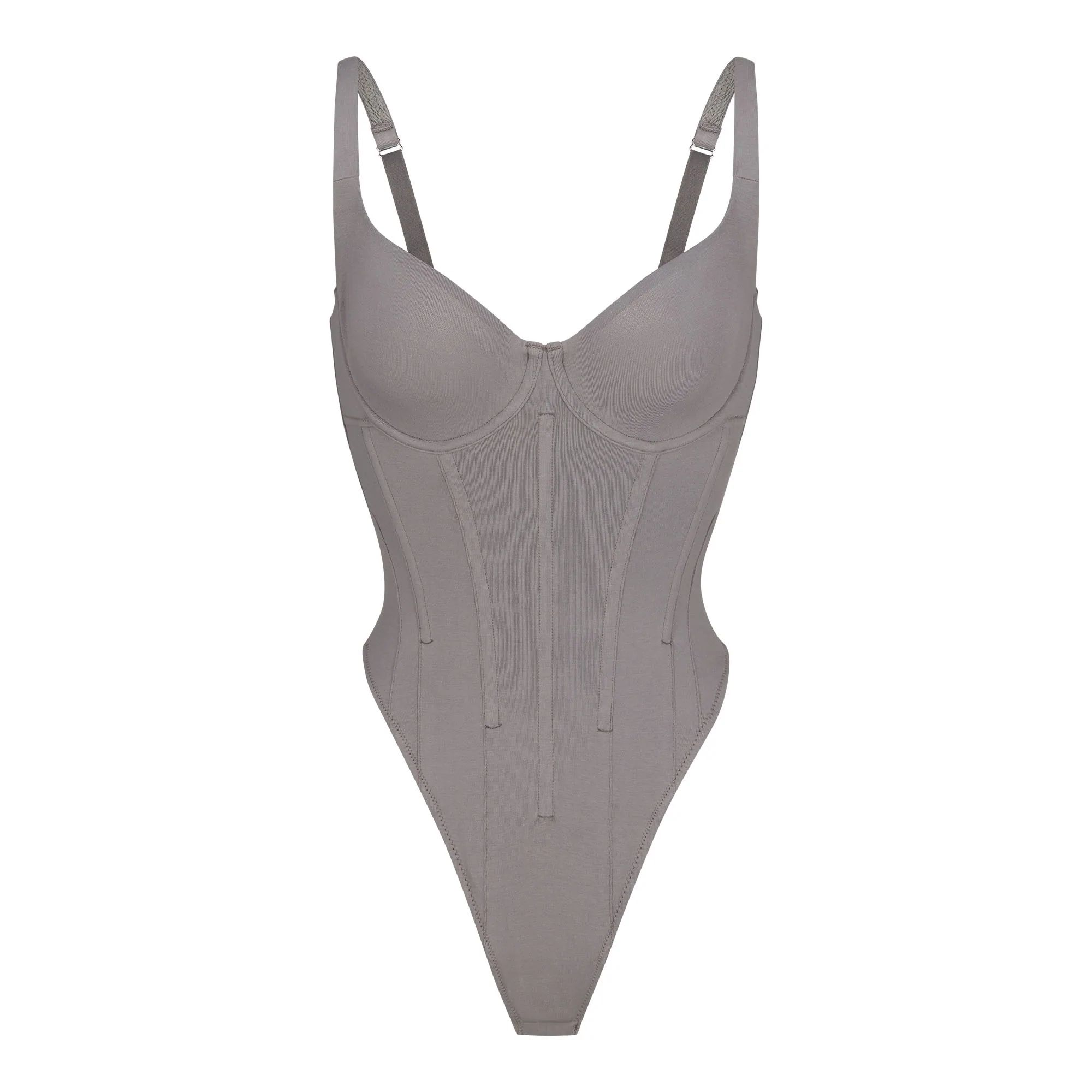 COTTON CORSET UNLINED BODYSUIT | SKIMS (US)