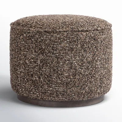 Acker 22" Wide Round Standard Ottoman | Wayfair North America
