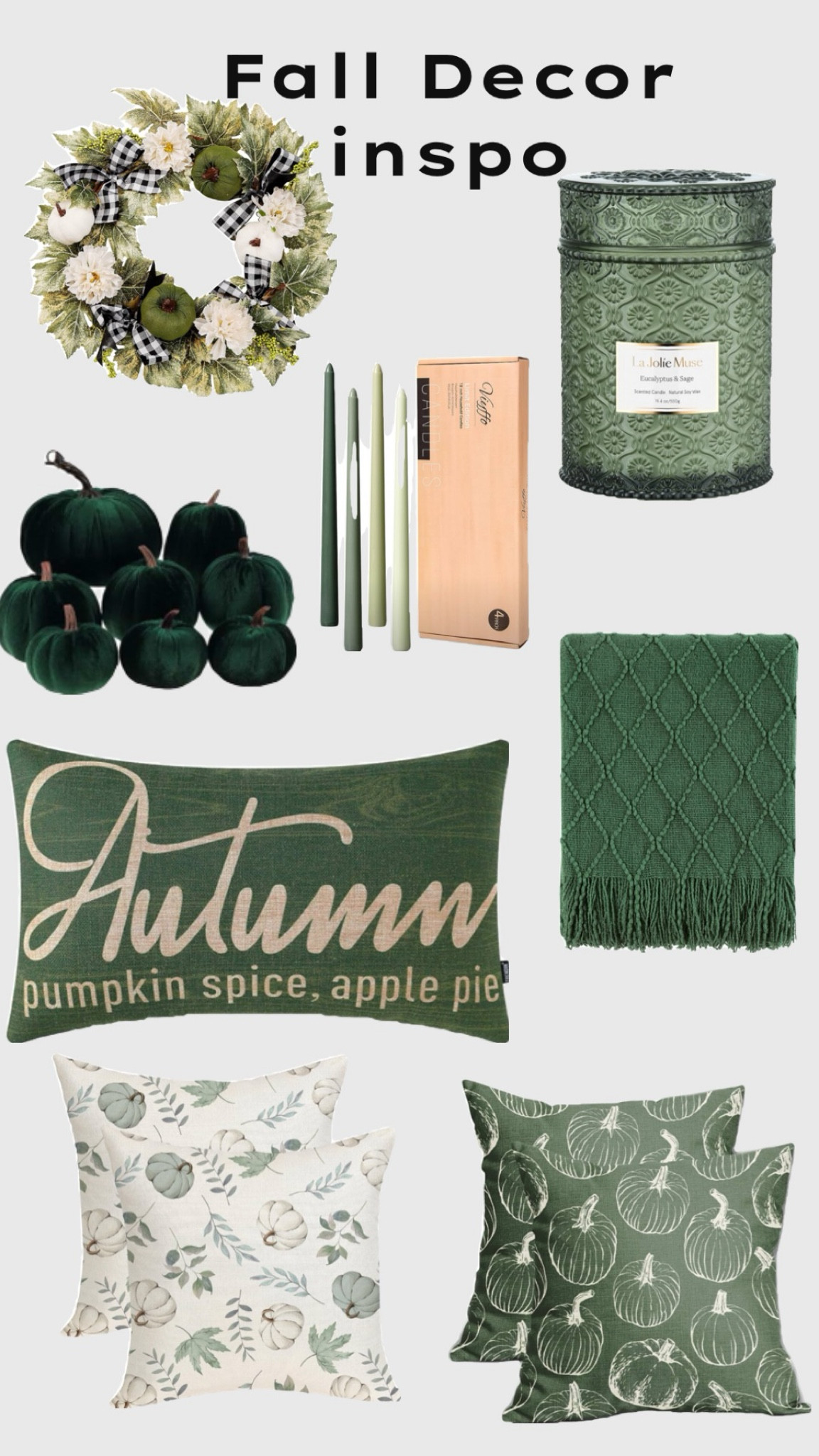 #Fall Decor Inspo In Green 💚

#LTKSeasonal #LTKU #LTKHome