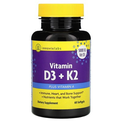 InnovixLabs Vitamin D3 + K2, 60 Softgels | Target