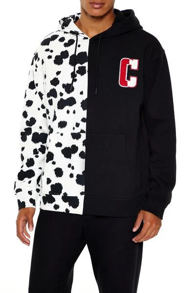 Disney Villains Cruella de Vil Chenille Patch Hoodie | Forever 21