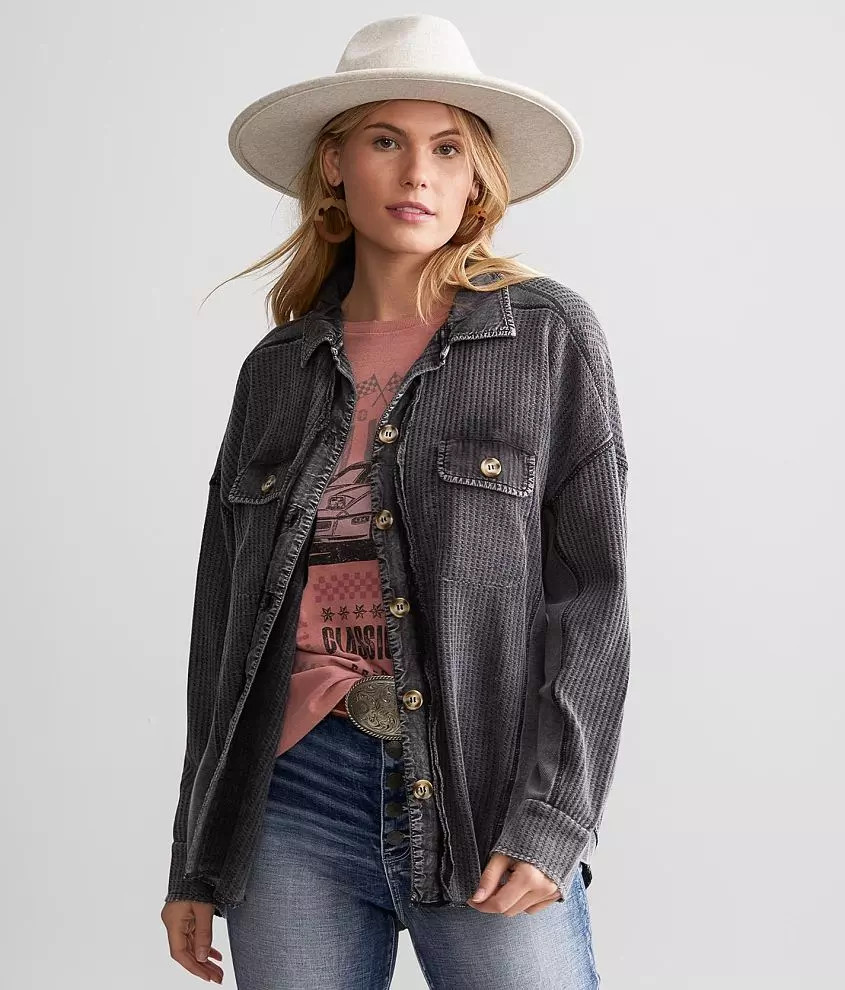 Waffle Knit Shirt | Buckle