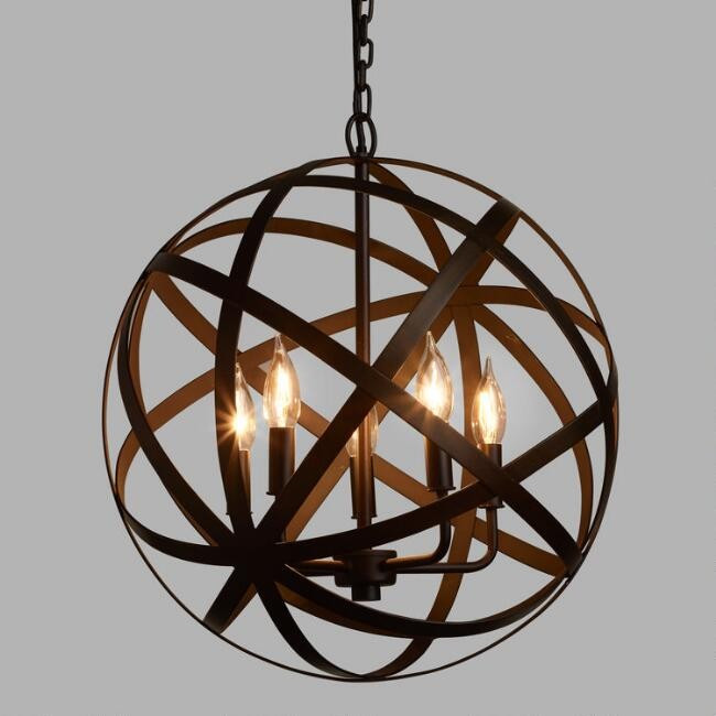 Metal Orb Chandelier | World Market