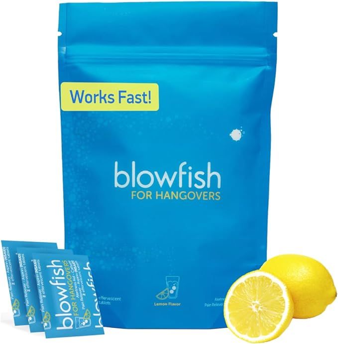 Blowfish for Hangovers - Fast Hangover Relief | FDA-Recognized Formulation - Guaranteed to Reliev... | Amazon (US)