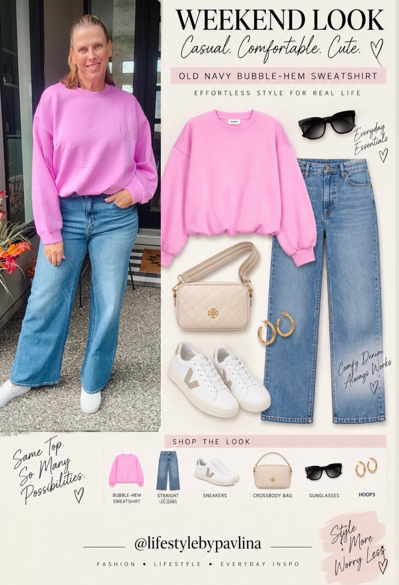 Weekend look featuring my favorite sweatshirt 

Fall outfit, weekend outfit, casual outfit, jeans outfit

#LTKfall #LTKjeans #LTKstyletip