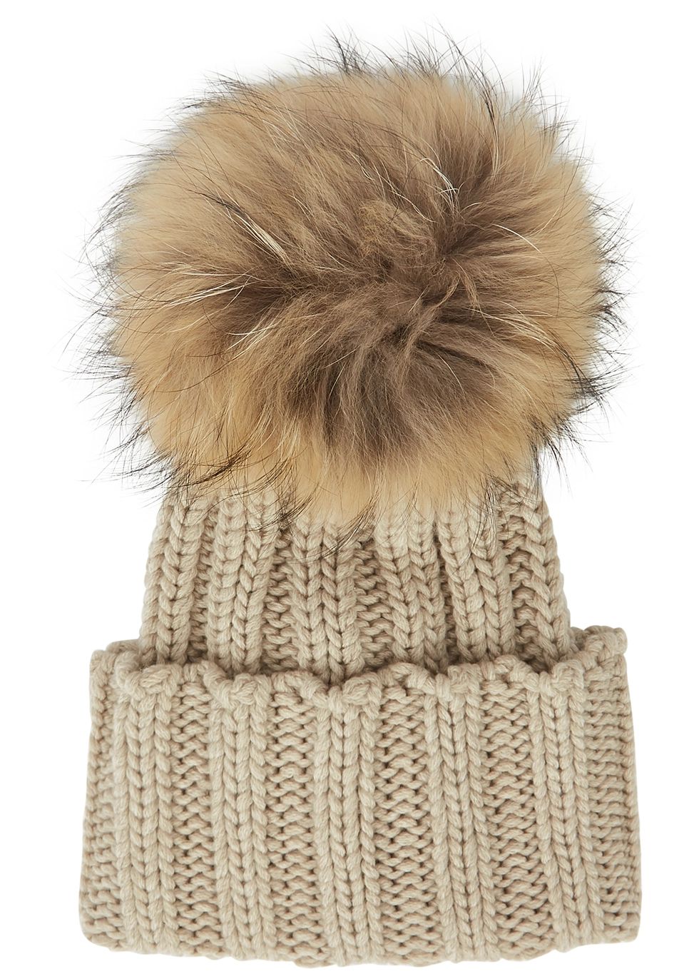 Cortina stone pompom cashmere beanie | Harvey Nichols US