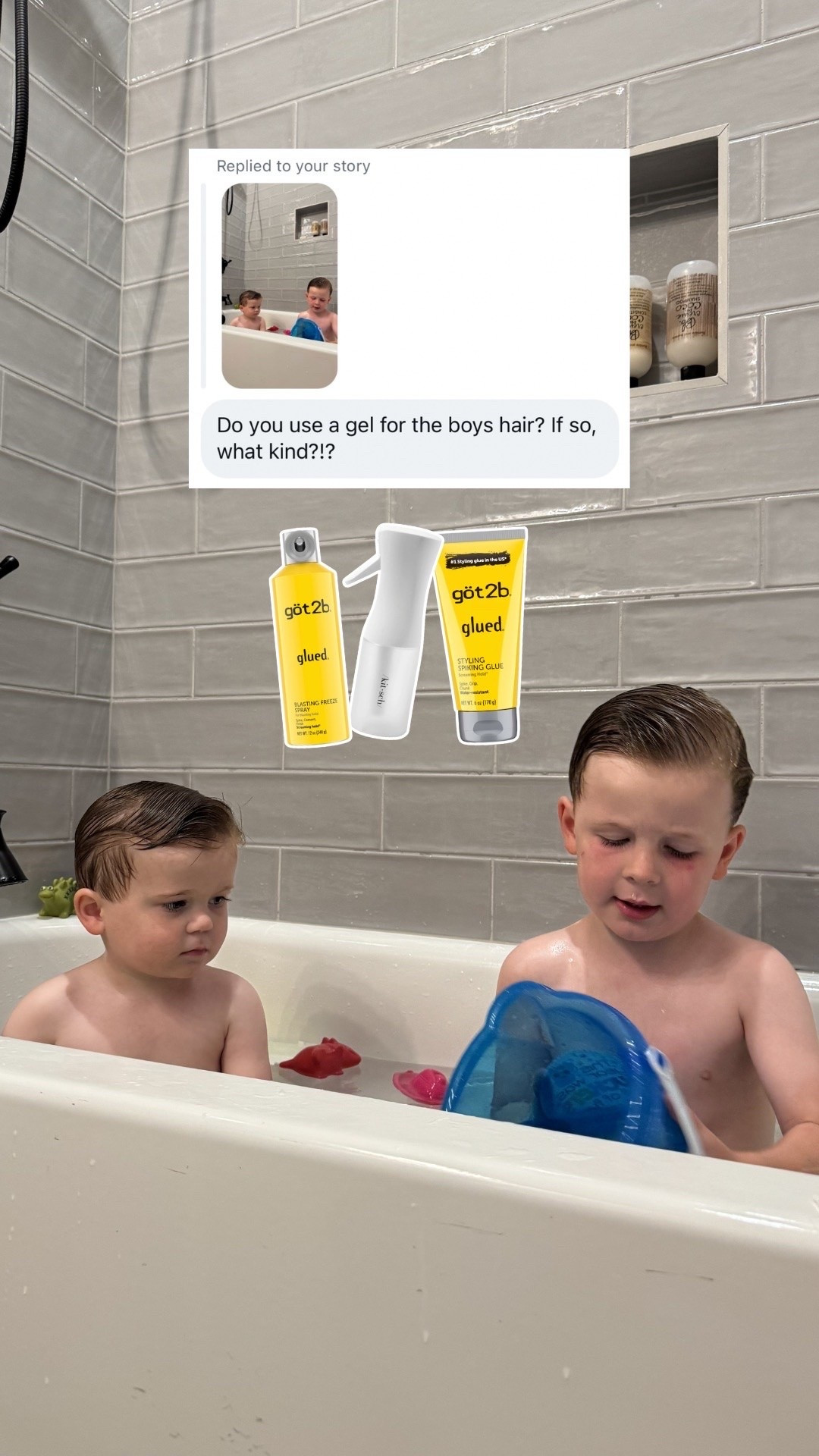 tried & true in this house!!! 🧴

boy mom, little boy hair styling, hair styling, kid hacks