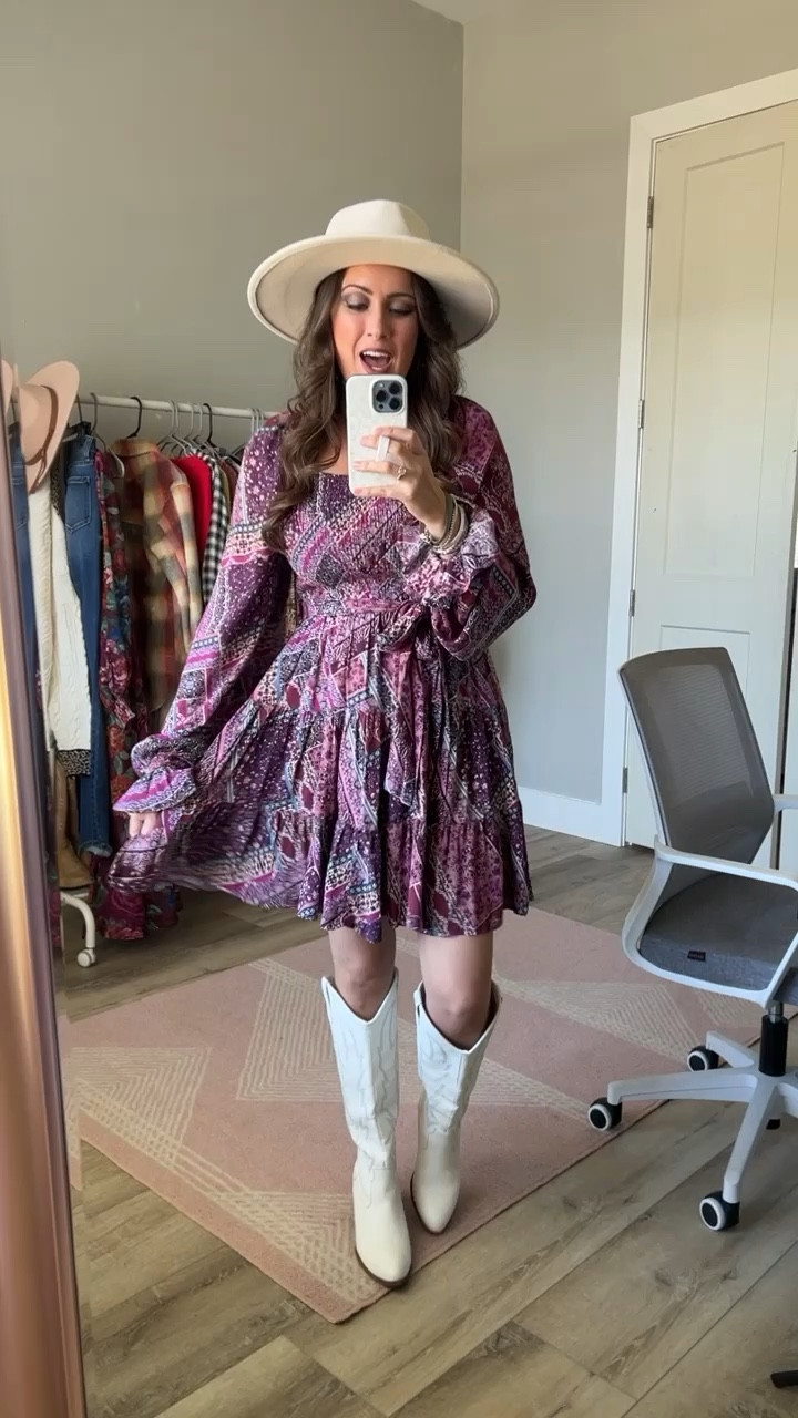 Red Dress Fall Try On 💜🎃 

#LTKSeasonal #LTKHoliday #LTKunder50