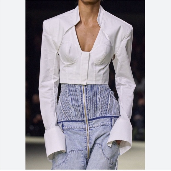BALMAIN $2295 NWT Fall 2022 Runway Corset Top | Poshmark