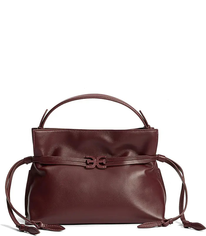 Small Poppy Drawstring Leather Crossbody Bag | Nordstrom