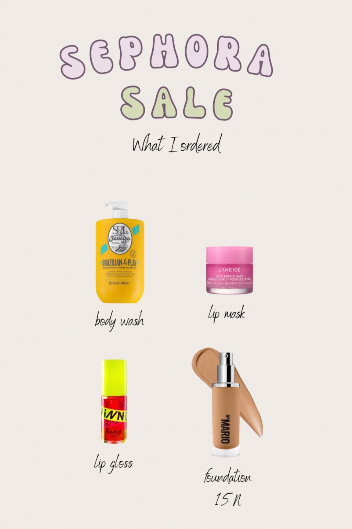 sephora sale // what I ordered 🖤

#LTKsalealert #LTKBeautySale #LTKFind