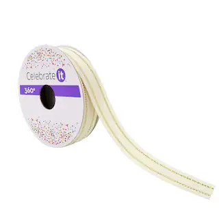 5/8" Grosgrain Ticking Striped Ribbon by Celebrate It™ 360°™ | Michaels Stores