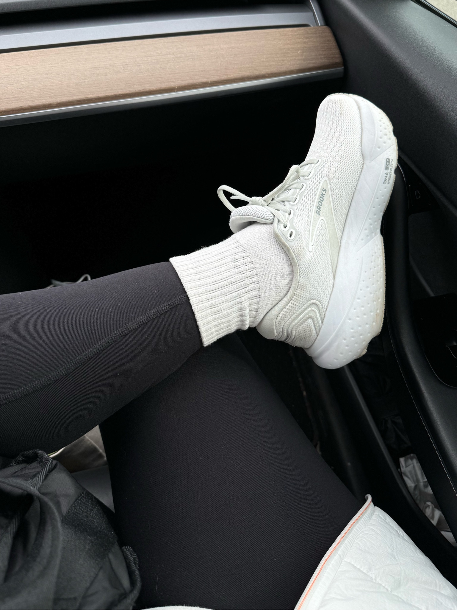 Comfiest leggings & shoes!
Wearing the large in the leggings

#LTKmidsize #LTKshoecrush #LTKfitness