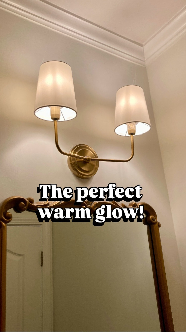 We love how this modern two-light wall sconce completely transformed our powder room! 

No more dim or harsh lighting — just the right ambiance for getting ready or welcoming guests.

Would you go for a classic or modern sconce in your space?

Linked on LTK for anyone refreshing their bathroom lighting!

#HomeDetails #PowderRoomGlow #LightingGoals #BrassAccents #creatorover60

#LTKStyleTip #LTKHome