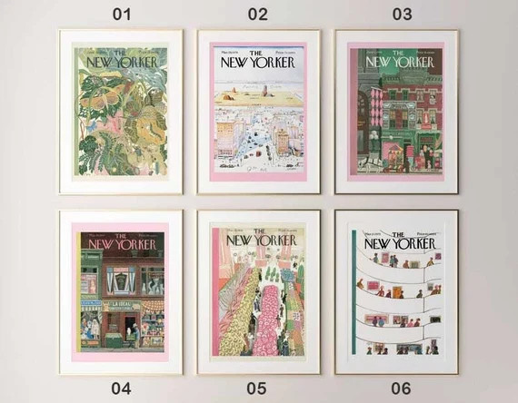Read the full title
    The New Yorker Magazine Vintage Poster, The New Yorker Home Decor, Magazi... | Etsy (US)