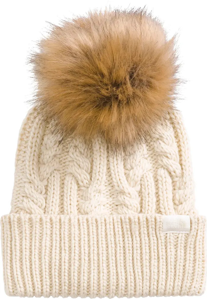 The North Face Oh Mega Faux Fur Pom Beanie | Nordstrom | Nordstrom