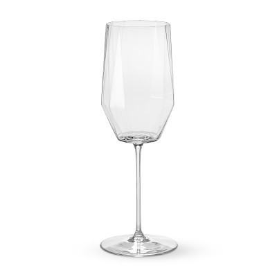 Williams Sonoma Faceted White Wine Glasses | Williams-Sonoma