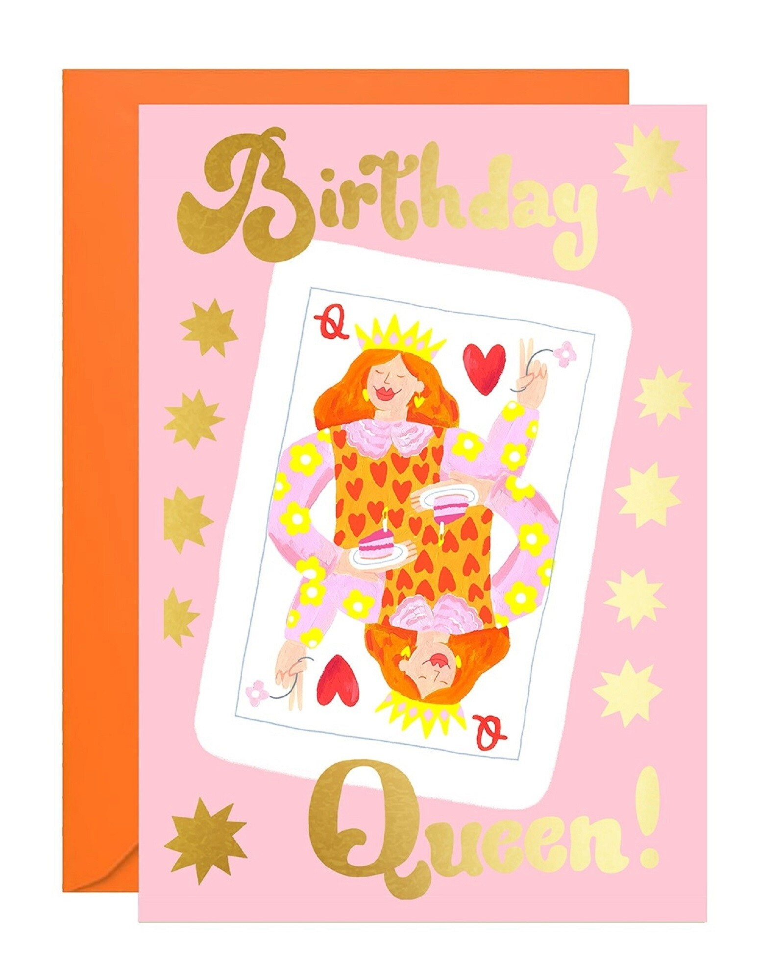Birthday Queen Birthday Card | Oliver Bonas | Oliver Bonas (Global)