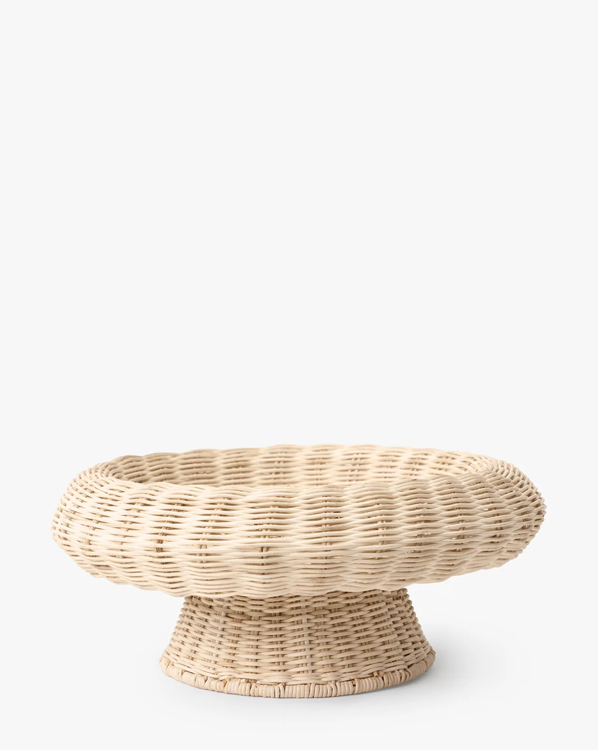 Hand-Woven Rattan Pedestal Bowl | McGee & Co. (US)