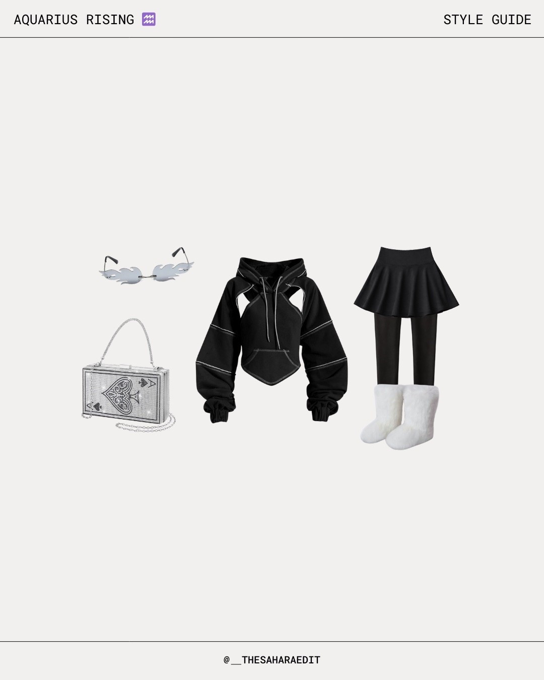 aquarius style guide — unconventional, innovative and conceptual. 👽

#LTKcanada