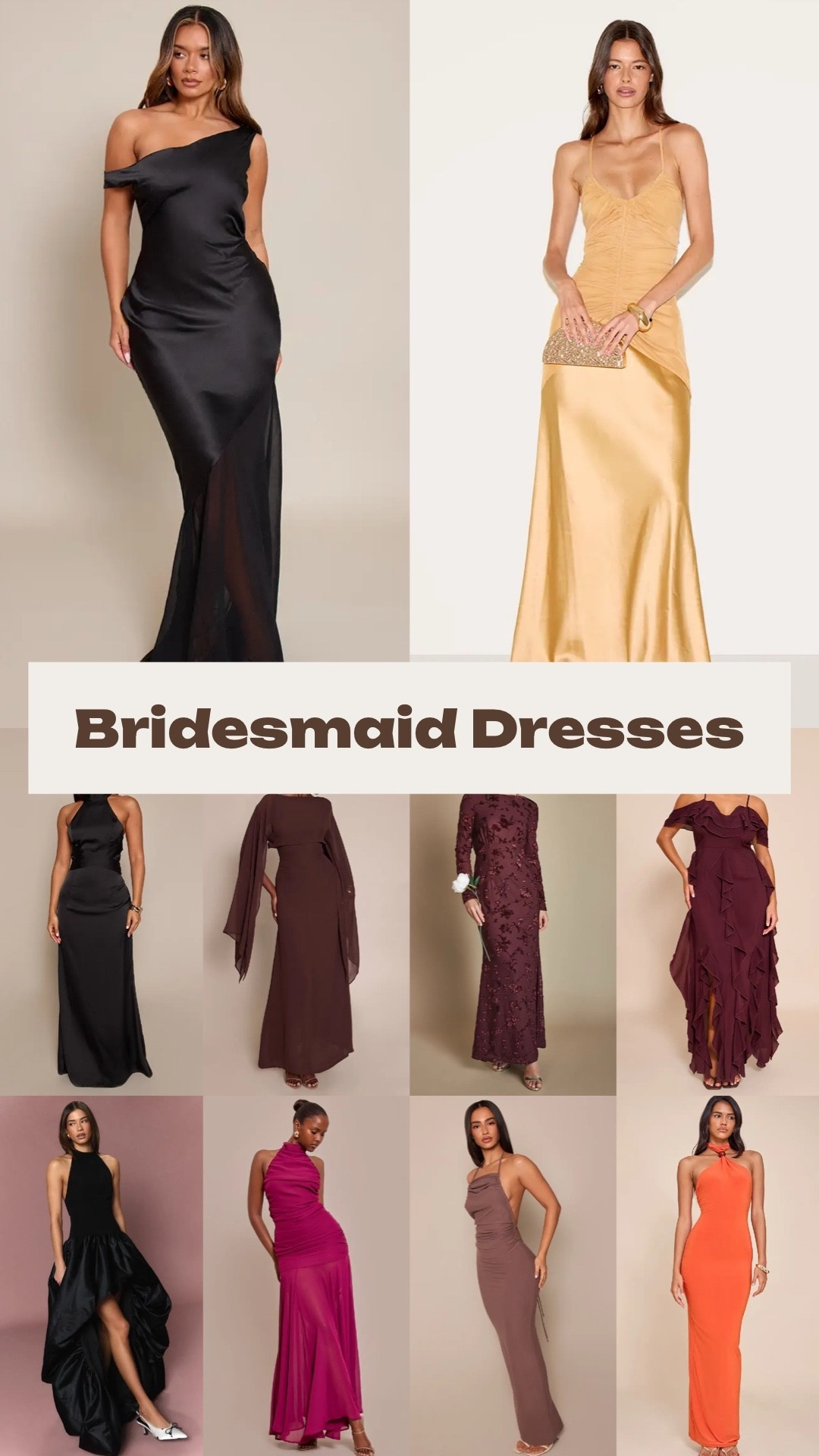 Affordable formal bridesmaid dresses for a fall wedding. All @prettylittlething 

Fall dress. Fall wedding guest dress. Event dress. Event dresses. Wedding guest. Wedding guest dress. Formal gowns. Party dress. Formal wear. Wedding guest dress. Maid of honor dress. Black tie dresses. Special occasion dresses. Full length dresses. Formal dresses. Wedding guest dresses fall. Bridesmaids dress. Evening dresses.

#LTKWedding #LTKSeasonal