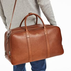 Carson Leather Overnighter | Mark and Graham