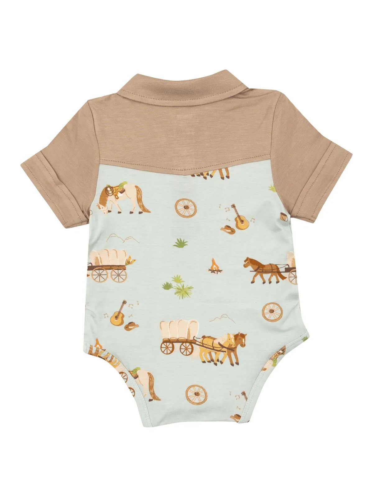 Cowboy Bodysuit, Covered Wagon | SpearmintLOVE