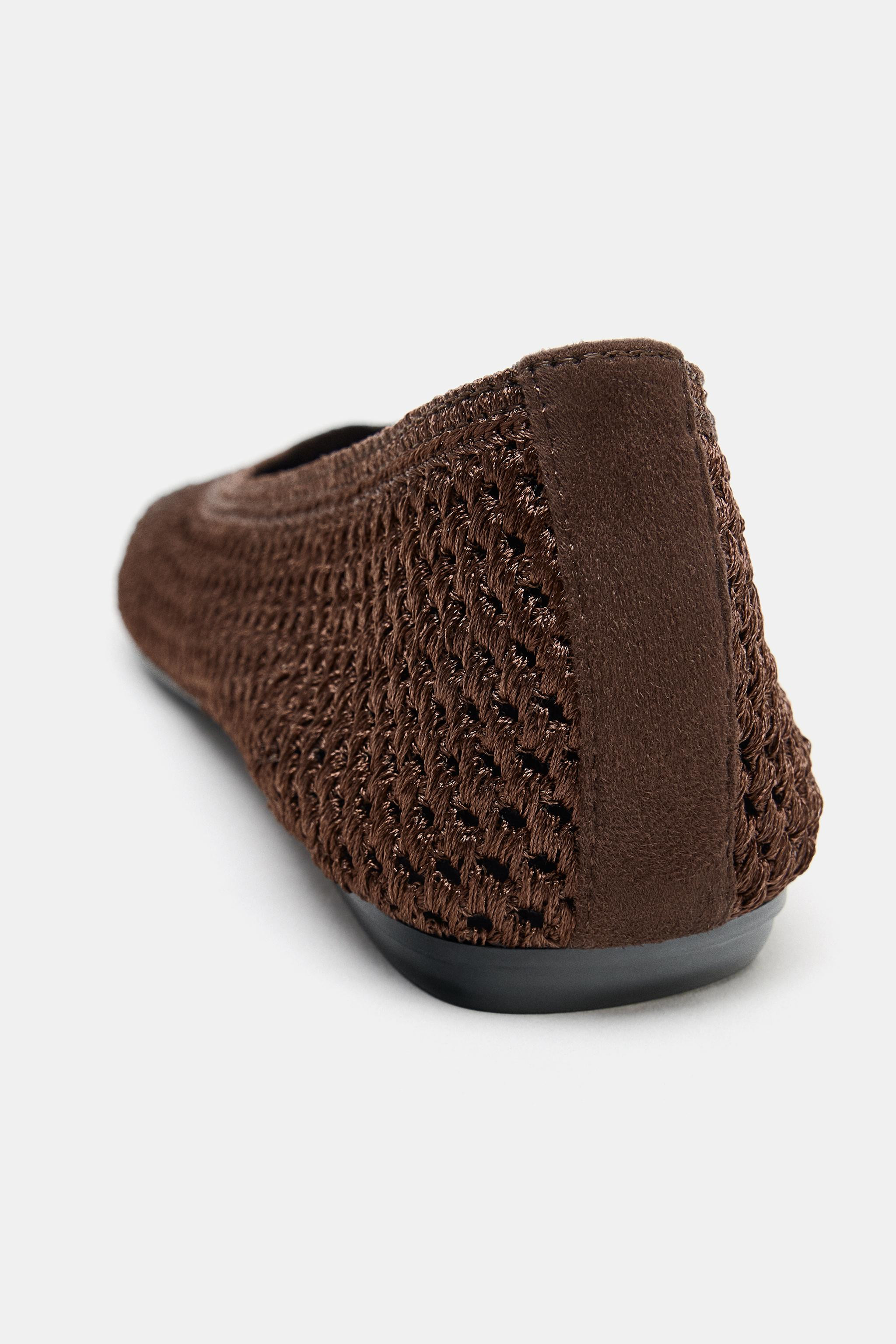 BRAIDED BALLET FLATS | Zara US