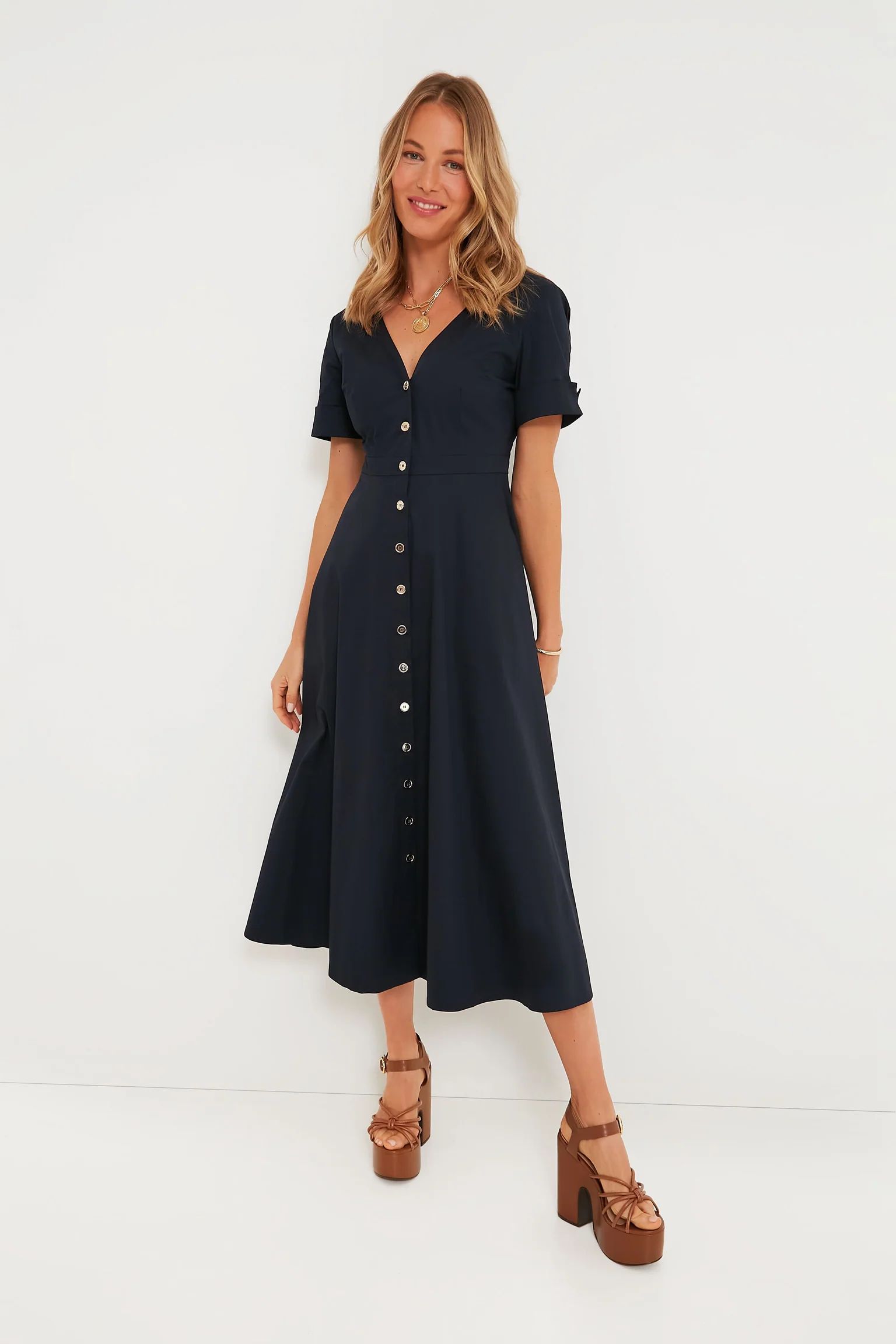 Navy Kate Maxi Dress | Tuckernuck (US)