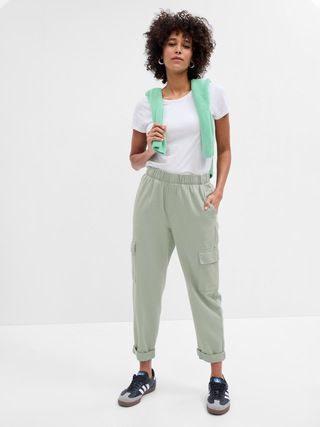 Twill Pull-On Cargo Pants with Washwell | Gap Factory